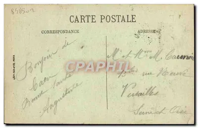 CAEN — Rue aux Namps en Klokkenstoel van Sint-Salviator — LL. — Achterkant