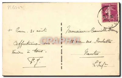 Caen — A Rue Saint-Jean — LL — Verso