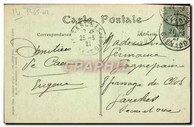 CAEN — Torre dos Homens de Armas (século XVI). — Anciens Éditeurs et Cie, Paris, n°19 — Verso