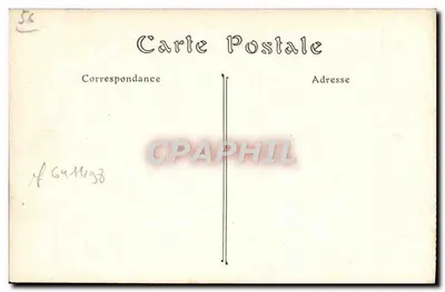 Caen — Casas da Rue Saint-Lô — Editora CLEVOARD, n°18 — Verso