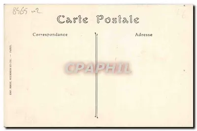 CAEN — Casas da Rue Saint-Pierre — ND. Fot. — Verso