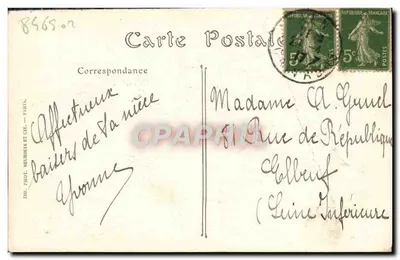 CAEN — Domki na ulicy Saint-Pierre — ND. Fot. CLEVARD — Rewers