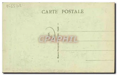 Caen — Stare domy ulicy Saint-Pierre — Wydawca Jacques Line — Rewers