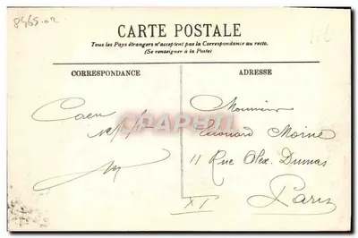 Caen — Widok wykonany z Abbatii-aux-Dames — LL. — Rewers