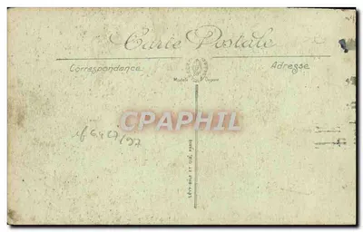 CAEN — Ogólny widok zamek z Saint-Pierre — L.L. — n°58 — Rewers