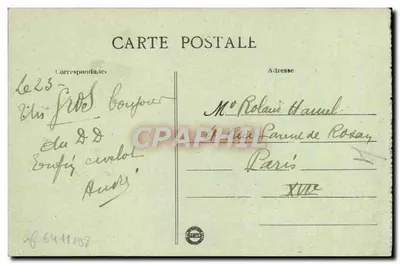 CAEN - Vue générale prise de Saint-Jean — éditeur inconnu, n° 45 — Verso