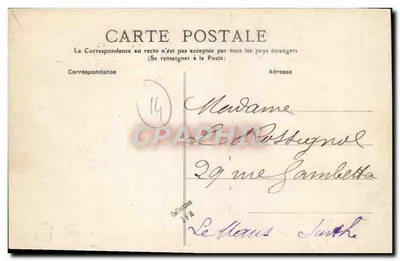 CAEN - Ogólny widok (od strony południowej) — 74 — wydawca nieznany — Rewers