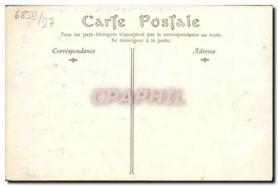 CAEN — Fontanna i rybactwo — Wydawca nieznany, nr serii 168 — Rewers