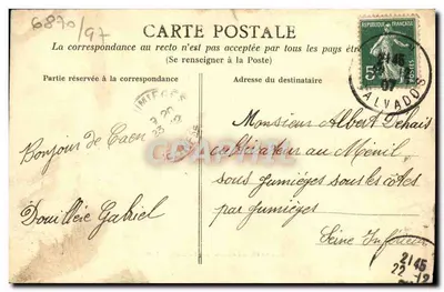 CAEN — Bulwar Bertrand — L.D. nr 78 — Rewers