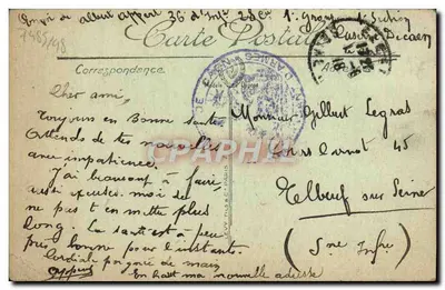 CAEN — La Caserne du Château — LL. — n°200 — Achterkant