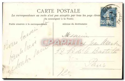 CAEN — Kasemat Hamelin — Gevel — Foto Royer, Caen — Achterkant