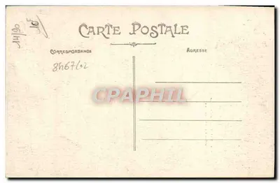 CAEN — Wieża kościoła św. Piotra widziana z Zamku — nr 149 — Rewers