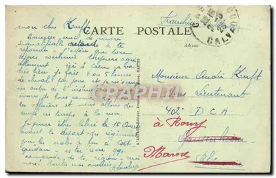 Caen — Stary Hotel Mondrainville — wydawca G. Artault, nr 10 — Rewers