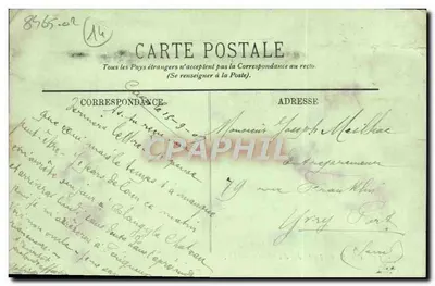 CAEN — Le Jardin des Plantes — LL. — Verso