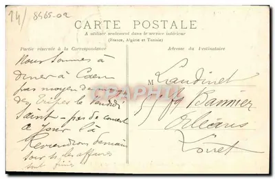 Caen — Serafik Jardin des Plantes — L. D. — Rewers