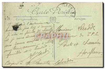CAEN - Pomnik Dzieci Kalvadosu i Aleja — I.L. — Rewers