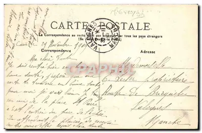 Caen - Square e Praça de São Pedro — Edição P. R. — n°26 — Verso