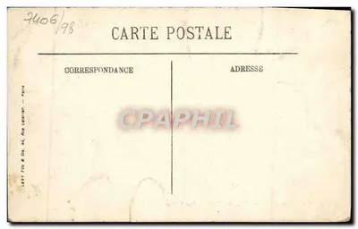 Caen — La Place Alexandre III et la Rue St-Jean — LL. n°204 — Verso