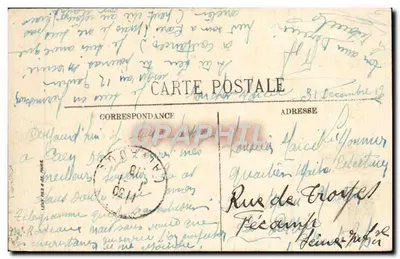 CAEN — Widok na most z Montalivet — LL. — N° 58 — Rewers