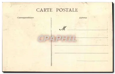CAEN - Rue Saint-Jean — widok ulicy z tramwajem i budynkami — Collection AD — Rewers