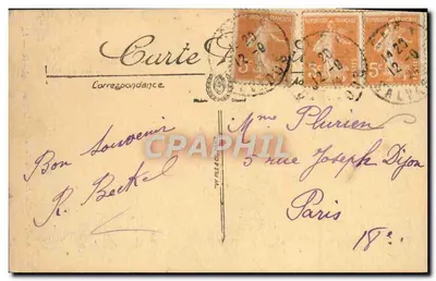 CAEN — De oevers van de Orne — Het Cours Caffarelli — LL. — N° 97 — Achterkant