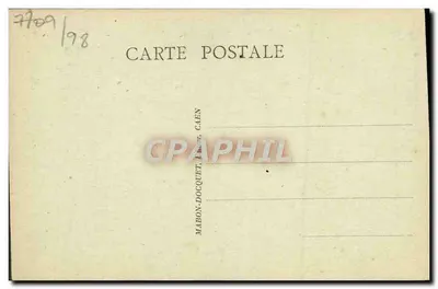 Caen — Escola Normal de Meninas — Lado Leste — Maron-Docquet, Caen — Verso