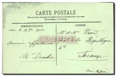 Caen — Il Castello — La Chiesa di San Giorgio — LL — Verso
