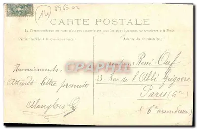 CAEN — Wnętrze Katedry Najświętszej Maryi Panny — L. L. — Rewers