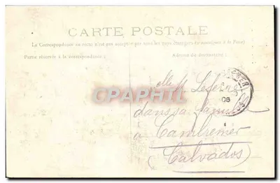 CAEN — Casa de Madeira Rua Saint-Jean — L.D. — Verso