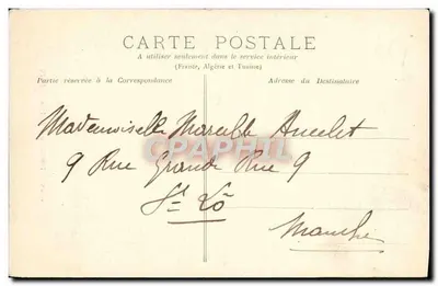 Caen — As Casas de Madeira — L. D. — Verso