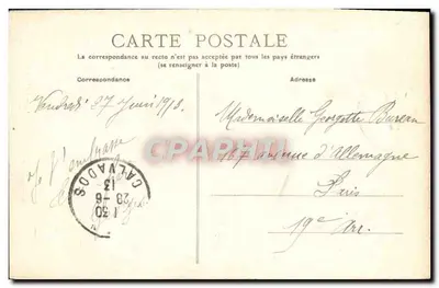 Caen — Stare domy ulicy St-Pierre — Wydawca P. R. n° 63 — Rewers