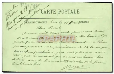 Caen — Widok z Abbatii-aux-Dames — LL — Rewers