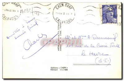 CAEN — Vieux Saint-Gilles — Resti dell'antica chiesa — Edizioni Caby — Verso