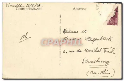 Trouville, la Reine des Plages — Vue générale — LL. — n° 219 — Verso