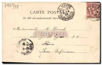 Trouville-sur-Mer — Vue prise du Calvaire — La Normandie, N° 2 — Verso