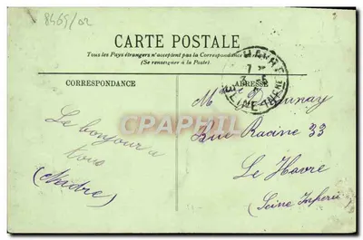 Trouville — O Hotel de Ville — LL. — Verso
