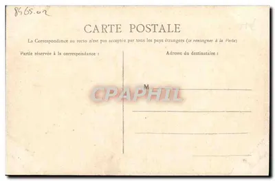 CAEN — O Hotel de Ville — Z. D. — Verso