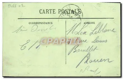 CAEN — Hotel de Ville i Plac — LL. n°122 — Rewers