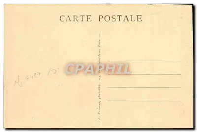 CAEN — Ogród Królewski — A. Fromenti, fot.-wyd., 123, rue Saint-Jean, Caen — Rewers