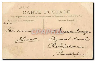 CAEN — Casa dos Quatrans, Rue de Geôle (século XIV) — L. D. — Verso