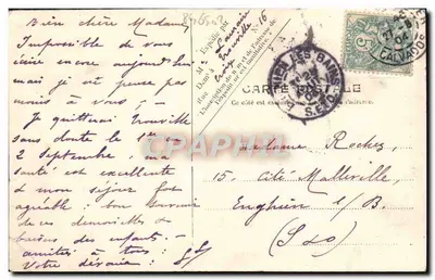 Trouville — Na Jetée — V.P. Paris, Número 13 — Verso