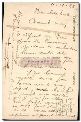 Trouville-Deauville — As Pontas — A Chegada do Navio do Havre — LL — Verso