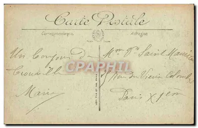 Trouville — De Kades bij de Tijdstip van de Getijden — L.L. — Achterkant