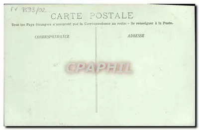 Trouville — De kade en de strand aan laag water — LL — Achterkant