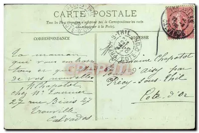 Trouville — As Pontes com Maré Baixa — LL. n°73 — Verso