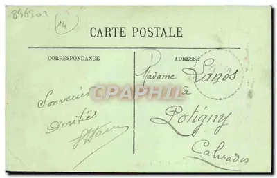 Trouville — Przystań i plaża — LL, nr 118 — Rewers