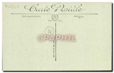 Trouville — Pescadores — C.L. — Verso