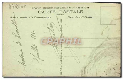 Trouville, "La Reine des Plages" — A Praia e o Casino — G. Artaud, n°17 — Verso