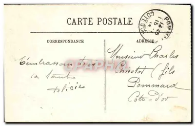 Trouville — A Praia — LL. — Verso