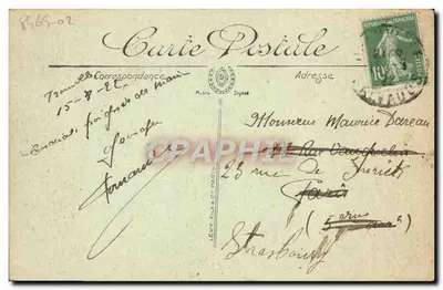Trouville — A Praia e as Villas — LL. n° 1138 — Verso